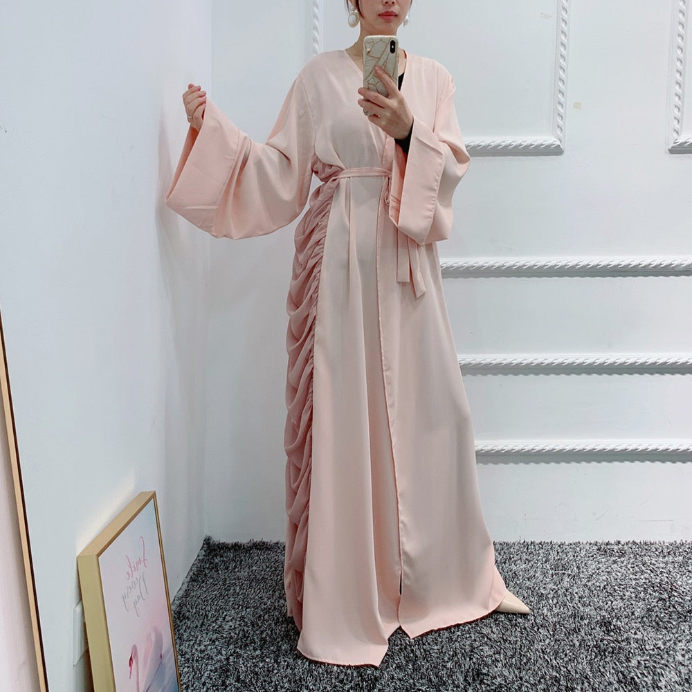 Side Ruched Abaya