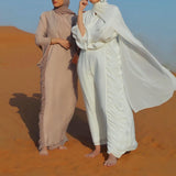 Side Ruched Abaya