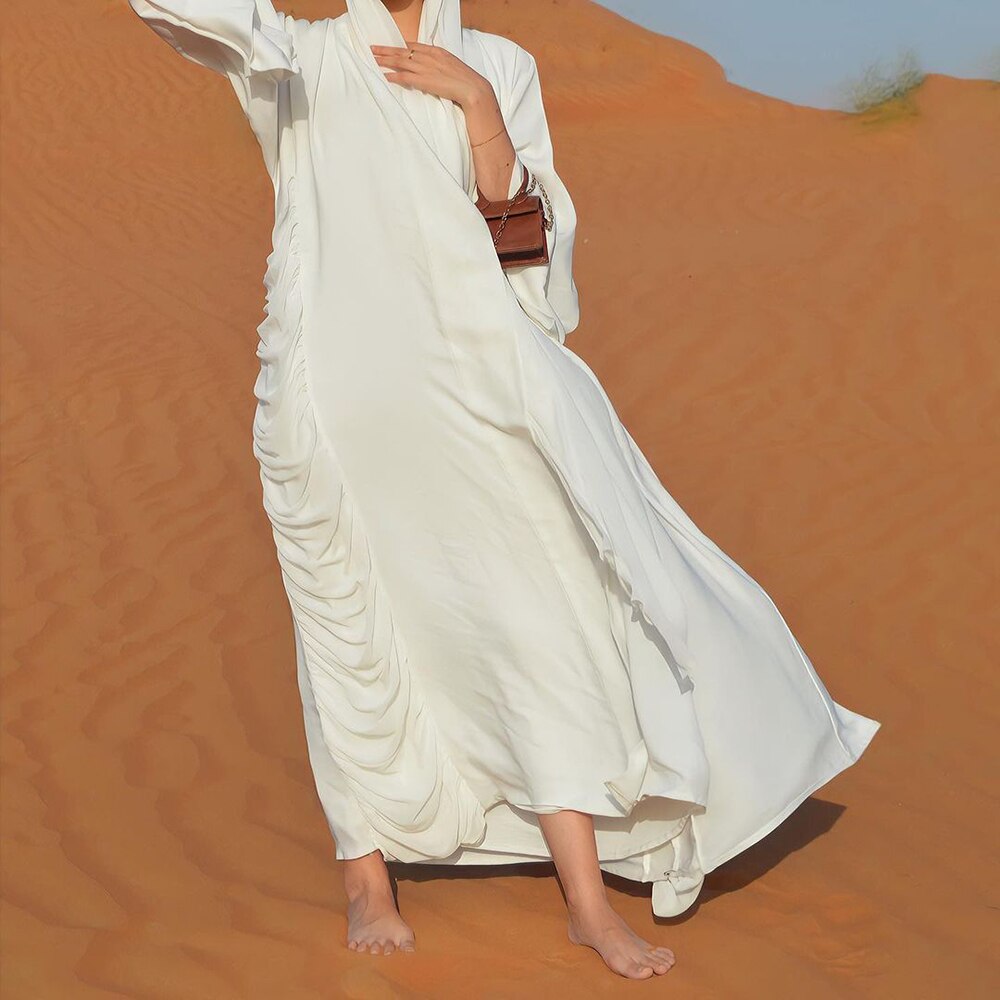 Side Ruched Abaya