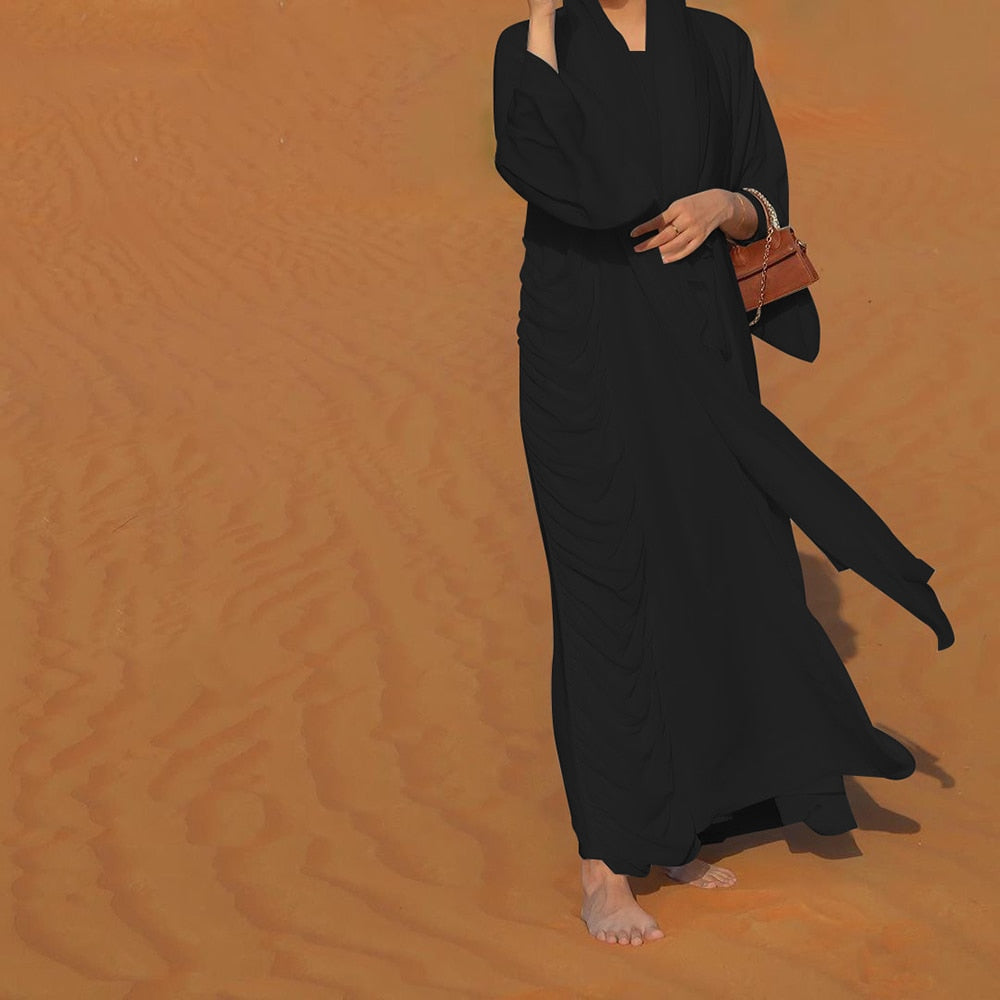 Side Ruched Abaya