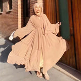 Chiffon Ruffled Abaya