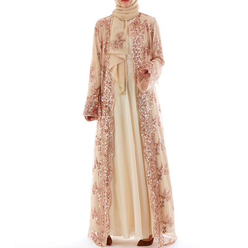 Sequin Lace Abaya