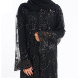 Sequin Lace Abaya