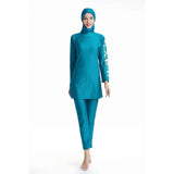 Floral Sleeve Burkini Swimsuit