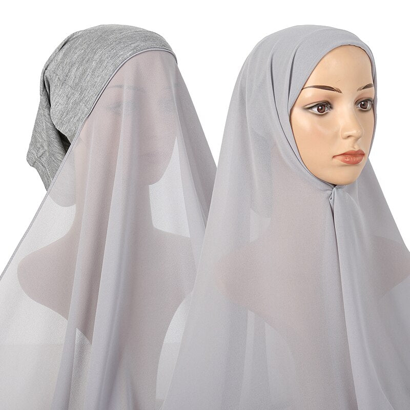 Chiffon Instant Hijab