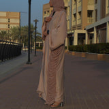 Side Ruched Abaya