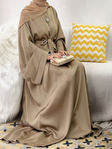 Plain Belted Abaya