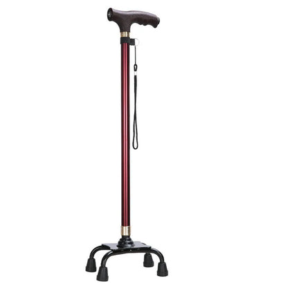 New Old Man Walking Stick Telescopic Canes T Handle Baston Elder Stable Crutch No Slip Pole Folding Hiking Elderly Walk