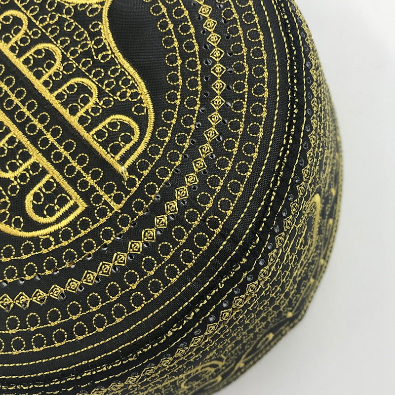 Gold Embroidered Kufi