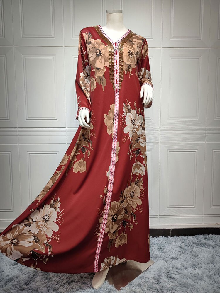 Floral Printed Abaya