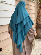 Solid 3 Layer Niqab