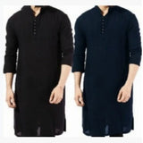 Button-Down Kurta Top