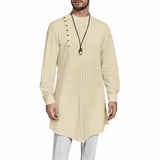 Asymmetrical Button Kurta Top