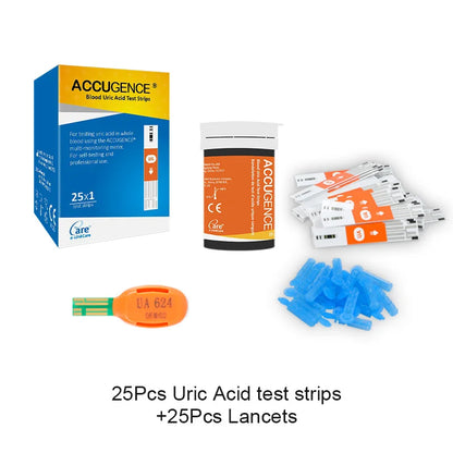 Blood Ketone Hemoglobin Uric Acid Blood Glucose Test Strips Test Strips for PM800 4 in 1 Meter Diabetes Gout HB Anemia Monitor