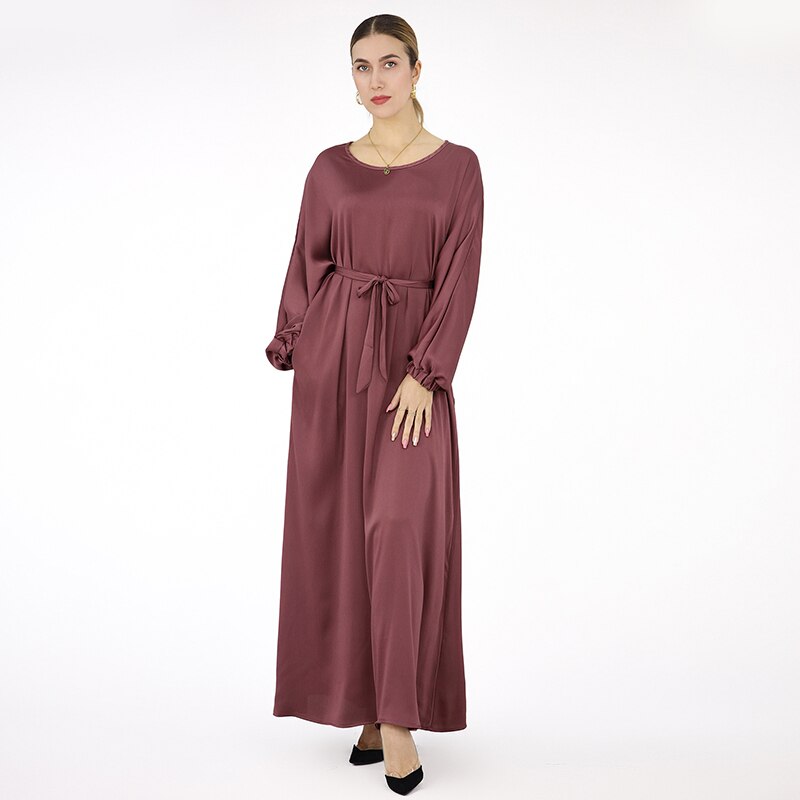 Plain Belted Abaya