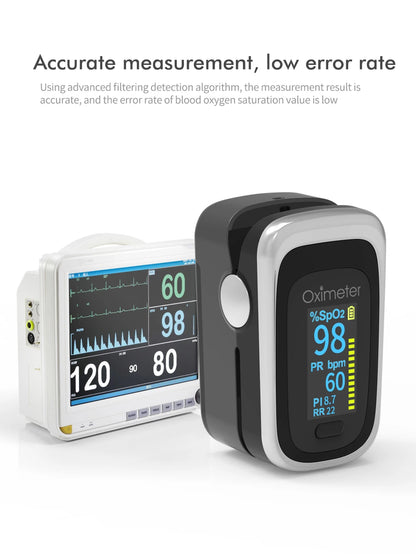 Kiuzou Medical Portable Finger Pulse Oximeter blood oxygen Heart Rate Saturation Meter OLED Oximetro de dedo Saturometro Monitor