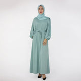 Plain Belted Abaya