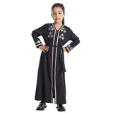 Girl's Geometric Abaya