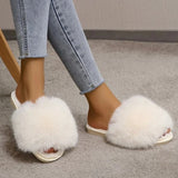 Plush Fur Slippers