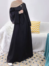 Plain Belted Abaya