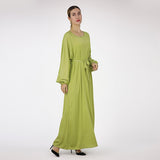 Plain Belted Abaya