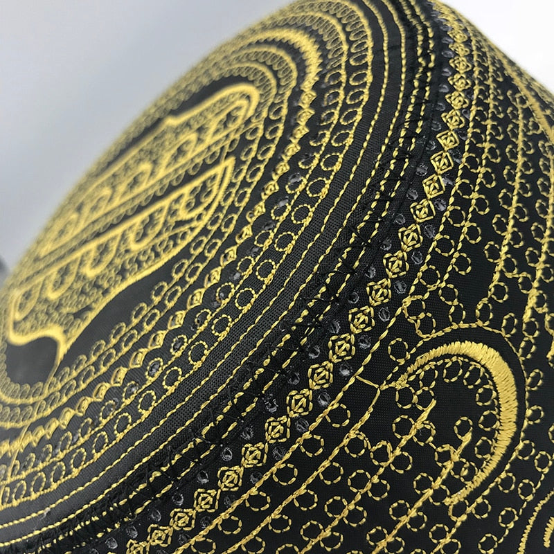 Gold Embroidered Kufi