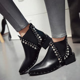 Studded Moto Boots