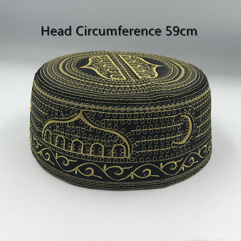 Gold Embroidered Kufi