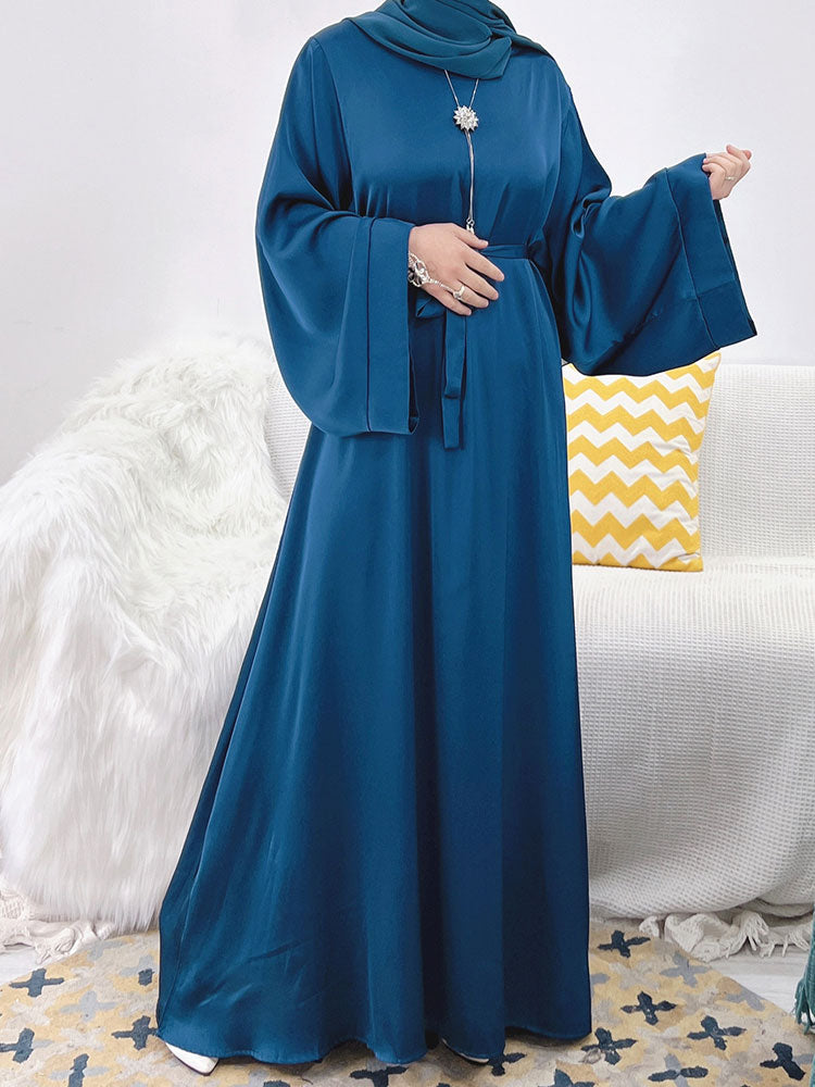 Plain Belted Abaya