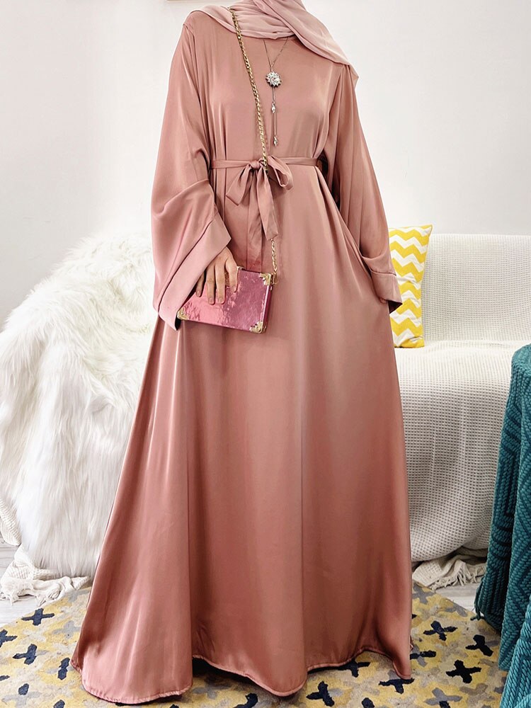 Plain Belted Abaya