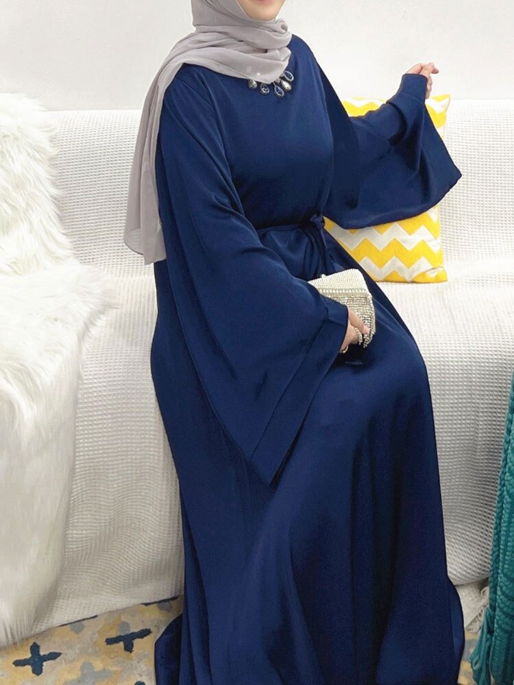 Plain Belted Abaya