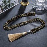 Obsidian Prayer Beads 33 99