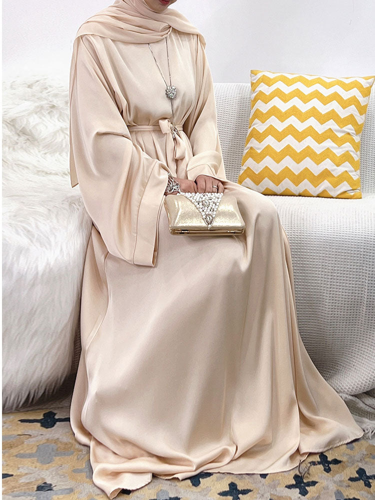 Plain Belted Abaya