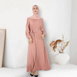 Plain Belted Abaya